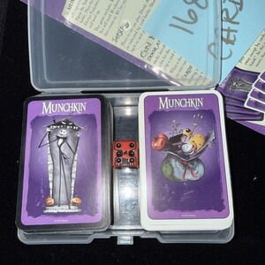 Munchkin Disney The Nightmare Before Christmas Complete Card Game USAopoly. 5458
